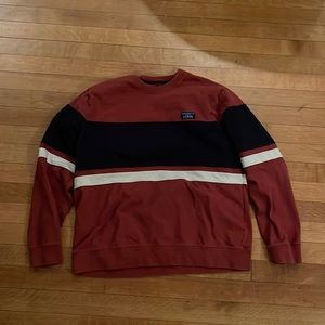 L.L.Bean #509339 Men's Striped Traditional Fit Sweatshirt (L)